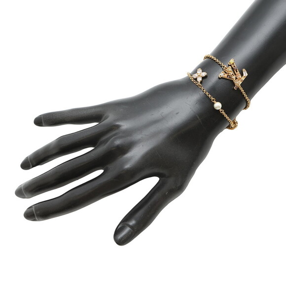 LOUIS VUITTON Brown Charm Bracelet - Picture 4 of 10